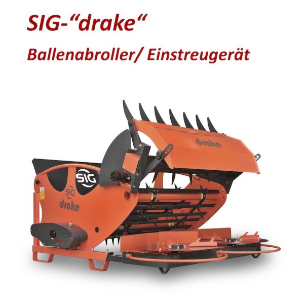 SIG-“drake“ Ballenabroller/ Einstreugerät