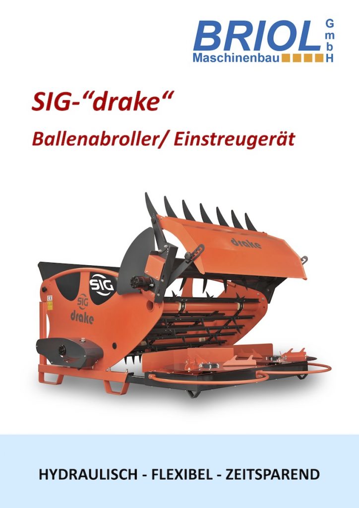 SIG-“drake“ Ballenabroller/ Einstreugerät